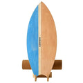 XCMAN Surf Balance Board Trainer with Roller Wooden Exercise Balancing Stability Trainer - Non Slip Surface for Adults Kids|Balance Board for Surfing,Snowboarding,Skateboarding,Hockey,Yoga Training