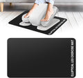 Under Desk Elliptical Mat - Non-Slip Exercise Equipment for Peloton Bike, Small Exercise Mat for Desk Workout Equipment