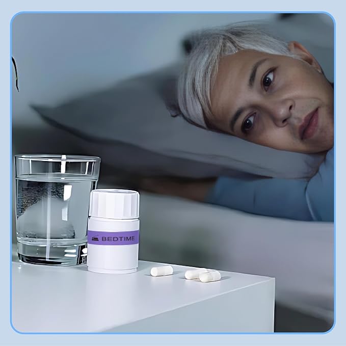 2000 Pcs Pre-Cut Medicine Stickers Medication Instruction Labels Morning Noon Evening Bedtime Medication Reminder Stickers for Pill Case Planner or Pocket Pharmacy Labels (500 Per Roll 4 Rolls
