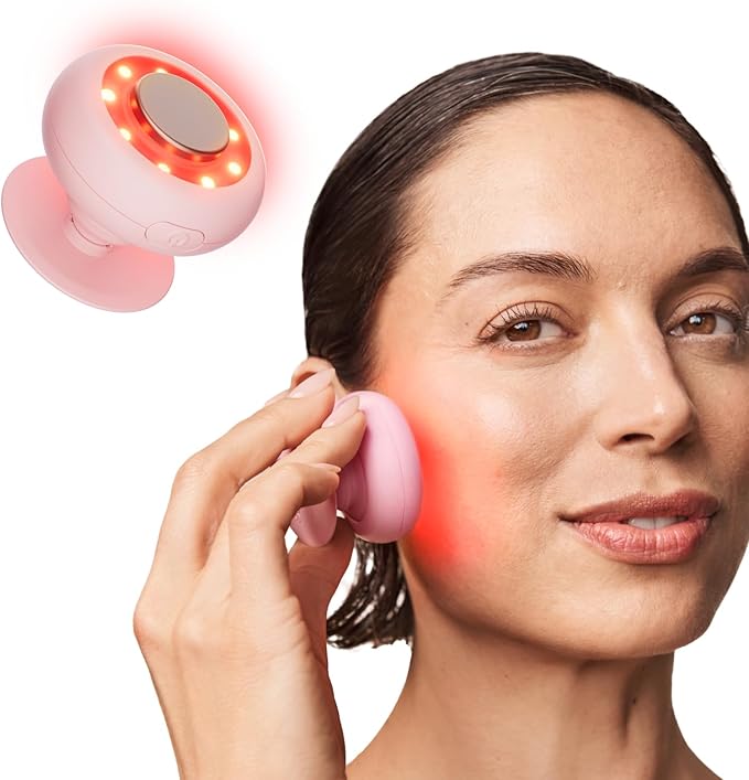 Solawave Red Light Therapy Device for Face & Body | Near Infrared Light Therapy for Rejuvenation | Portable Facial Skincare Solution | Soothes & Depuffs Skin, Reduces Appearance of Lines & Wrinkles
