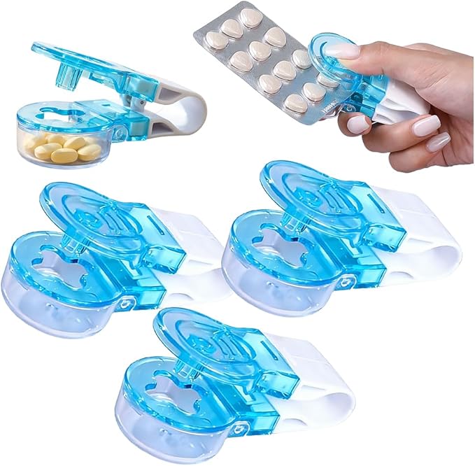 Portable Pill Taker Household Gadgets, 2026 New Pill Popper for Blister Packs, Travel Pill Extractor Opener Popper Assistance Tool (3)