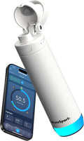 Hidrate Spark PRO 2 21 oz Straw – Smart Hydration Bottle with Clinically Accurate Water Tracking & Extended Battery Life – Syncs with Apple Health, Fitbit, Smart Rings & Watches - White