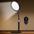 Light Therapy Lamp, UV-Free 10000 Lux Light Therapy Desk Lamp with 360° Gooseneck & 9 Brightness Happy Therapy Light for Lift Mood
