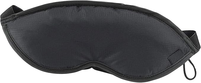 Lewis N. Clark Men's Travel Comfort Eye Mask with Adjustable Straps, Black, Single (505-Black)