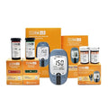 Home Blood Cholesterol Test Kit - CURO L5 Digital Meter - (10 Total Cholesterol Strips & 10 Triglycerides Test Strips and 50 Glucose Test Strips Included)