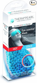 TheraPearl Reusable Hot & Cold Therapy Eye-ssential Mask - 1 Each, Pack of 4