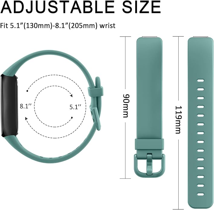 AK Band Compatible with Fitbit Inspire 3 Bands for Women Men, Adjustable Replacement Sport Wristbands Straps for Fitbit Inspire 3 Fitness Tracker