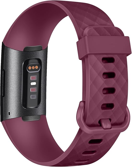 Vancle Bands for Fitbit Charge 4 Bands/Fitbit Charge 3 Bands Women Men[4 PACK], Classic Soft Replacement Sport Straps Wristbands for Fitbit Charge 4 / Charge 3 Fitness & Health Tracker