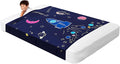 Deep Pressure Sensory Bed Sheet – Full Sensory Compression Sheet Breathable Sleep Pod Blanket for Better Sleep Support – Calming Compression Blankets for Kids and Adults Rocketship Design