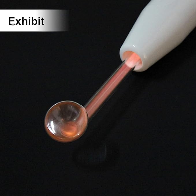 Elitzia Electrode Wand Glass Tube Orange Handheld Spare Parts 4Pcs ETHB03