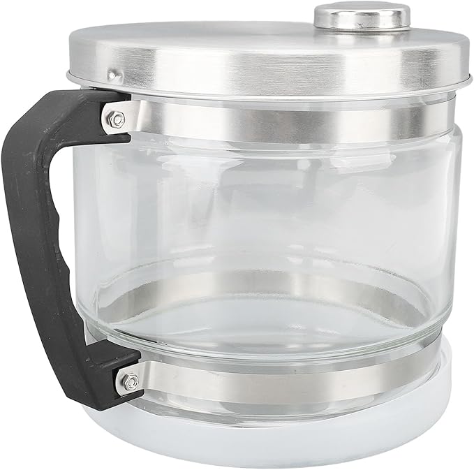 Fabater Glass Carafe, 1 Gallon / 4L Water Jar for Distiller, Replacement Collection Bottle, Compatible With Most Countertop Distillers, Storage for Juice
