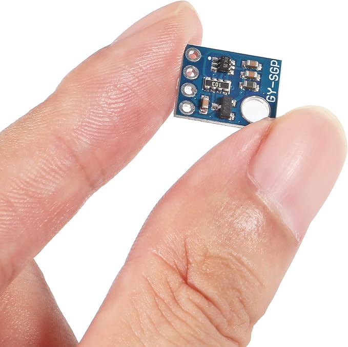 2PCS SGP30 Air Measurement Gas Sensor TVOC/eCO2 Air Quality Carbon Dioxide Detector to Replace CCS811 Carbon Dioxide CO2 VOCs Air Quality Gas Sensor Module for Arduino 2PCS