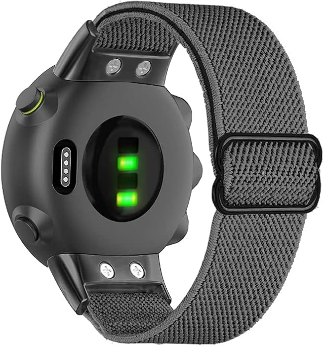 Stretchy Loop Nylon Strap Compatible with Garmin forerunner 45/45S Bands Replacement Accessory Adjustable Elastic