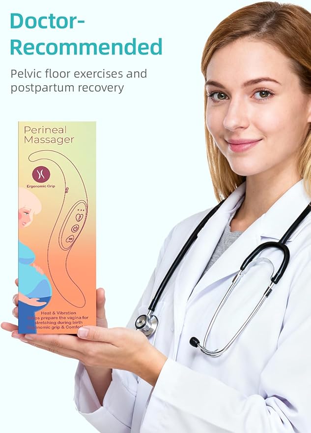 Female Personal Massager - Women Private Care Tool,with 10 Vibration and 3 Heating,Rose Vibrating can Relax Pelvic Floor Muscles and Awaken Internal Tissue Vitality,Prenatal and Postpartum Essentials