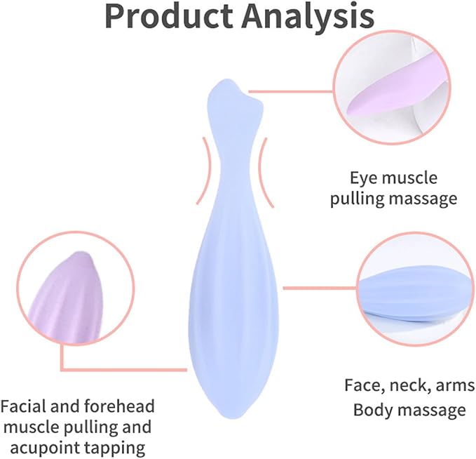 Face Roller, Silicone Skin Care Beauty Lifting Contouring Silicone Face Massage Face Roller