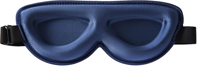 Sleep Masks for Petite Face Small Head, ALASKA BEAR 3 Pack Stitched Eye Masks with Contoured Cups for Women Kids Children Teens, Machine Washable (Black, Blue, Pink)