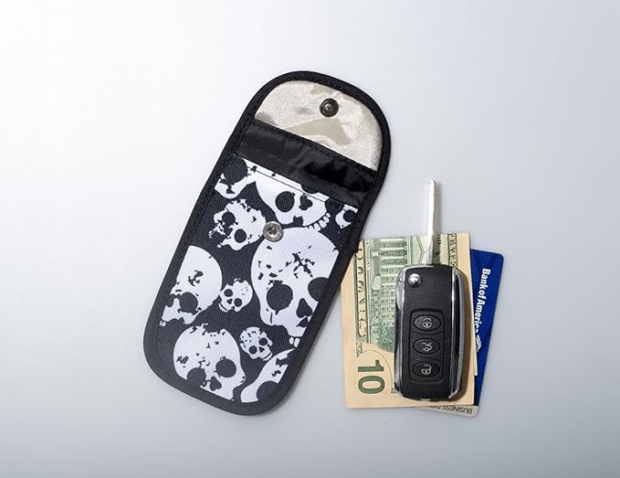 DQL Faraday Key Fob Signal Blocker - Prevent Keyless Car Theft, RFID Protection, Green
