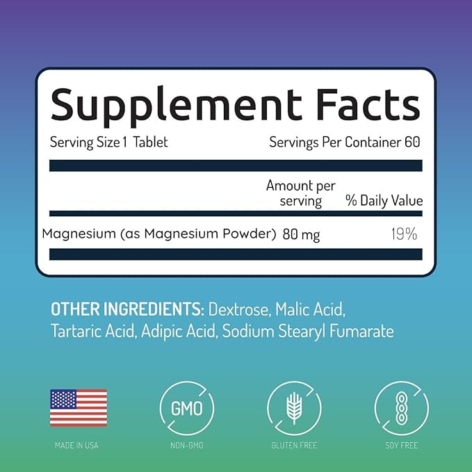 Invigorated Water Flavored Hydrogen Water Tablets with Magnesium - 12 PPM H2 Molecular Hydrogen Tablets for Drinking Water - Supports Energy, Brain & Cognitive Health, Non-GMO (60 servings, Raspberry)