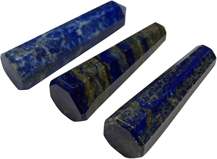 WholesaleGemShop 3 Inch Gemstones Obelisk Tower Jumbo Facet Aura Rock Crystal Natural Polished Earth Wand Spirit