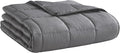 Weighted Blanket Queen Size (Dark Grey, 60''x80'' | 25 lbs) Cooling Breathable Heavy Blanket with Glass Beads for Adults