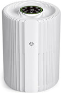 Air Purifiers For Bedroom With Air Quality Display 1095 Sq. Ft True H13 HEPA Pet Air Purifier For Dorm Room With 360° Air Intake & Outlet For Home Bedroom Office, DH-JHD07(White)