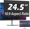 24.5 Inch Privacy Screen for Computer Monitor, 16:9 Anti-Spy Filter for Laptop & PC Display, Blue Light Blocking Anti-Glare Reversible Protector Film, Easy Slide-Mount Installation (24.5 Inch Widescreen(16:09))
