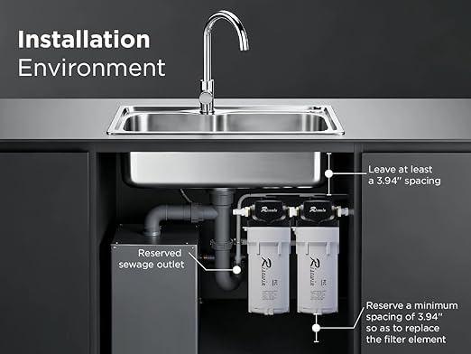 8GPM High Flow Whole House Water Filter - 3-Stage Iron/Sediment/Rust Remover, -11°F Freeze-Proof & 600PSI for Well/City, DIY 15-Min Install, Self-Cleaning Valve, RV/Cabin Ready