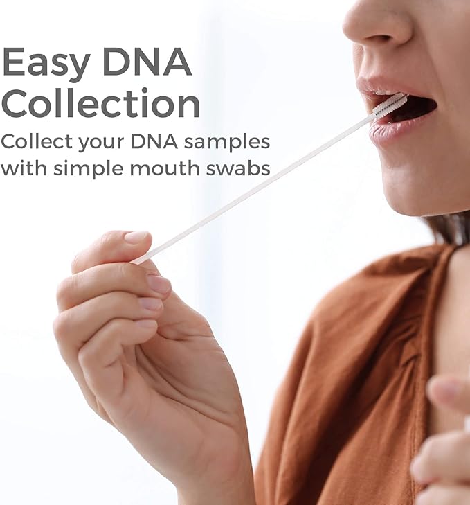 DNA Cousin Test - at-Home Collection Kit for Two Potential Cousins - Lab Fees & Shipping Included - Results in 1-2 Days