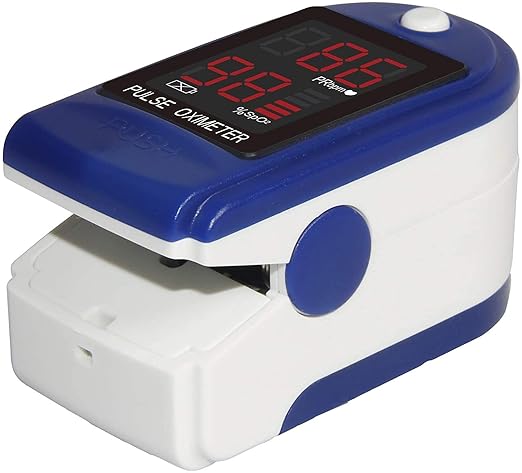 Santamedical SM-150 Fingertip Pulse Oximeter Oximetry Blood Oxygen Saturation Monitor (Royal Blue)