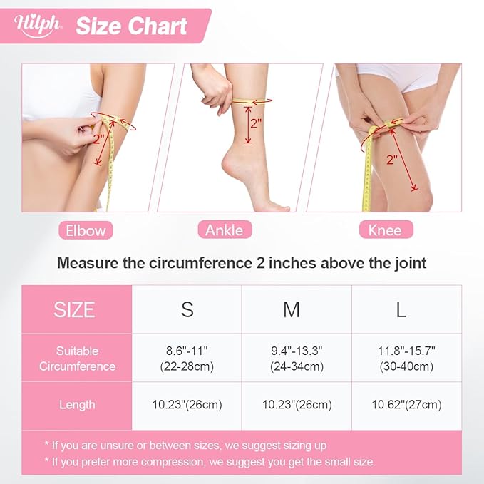 Hilph Elbow Ice Sleeve Arm Ice Packs for Injuries Reusable, Flexible Gel Cold Compression Sleeve for Tennis Elbow, Golfers, Tendinitis Pain Relief, Ideal Gift for Women, Girls, Medium, Pink