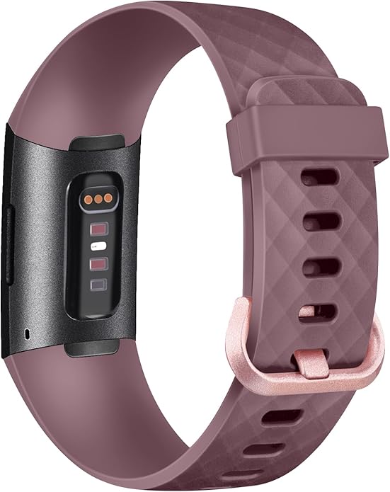Vancle Bands for Fitbit Charge 4 Bands/Fitbit Charge 3 Bands Women Men[4 PACK], Classic Soft Replacement Sport Straps Wristbands for Fitbit Charge 4 / Charge 3 Fitness & Health Tracker
