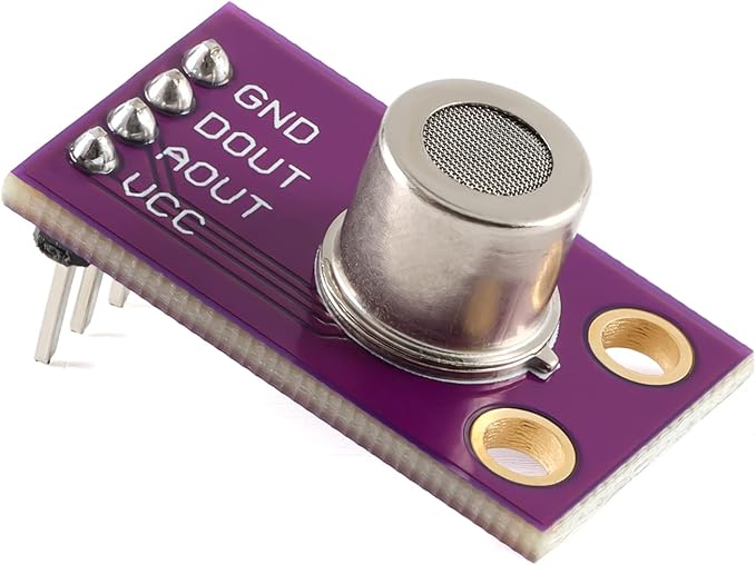 MS1100 Gas Sensor, VOCs Sensor for Air Quality, Carbon Dioxide Formaldehyde Monitoring TVOC CO2 Gas Sensor Module, Sensor Arduino I2C