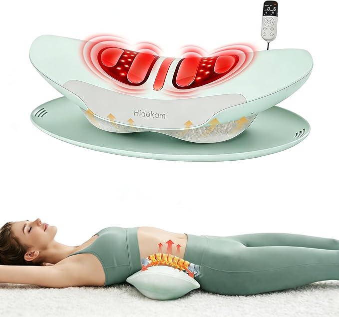 Smart Lower Back Massager with Soothing Warm Therapy & Air Traction – Spinal Decompression Device for Sciatica Relief, Lumbar Pressure & Stiffness - Ideal Gift for Parents & Loved Ones