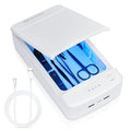 Nail Tool Sterilizer with Blue Light,LXIANGN Portable USB Sterilizating Box for Manicure Salon,Tweezers,Tattoo,Scissors,Jewelry,Phone, Watch,Keys