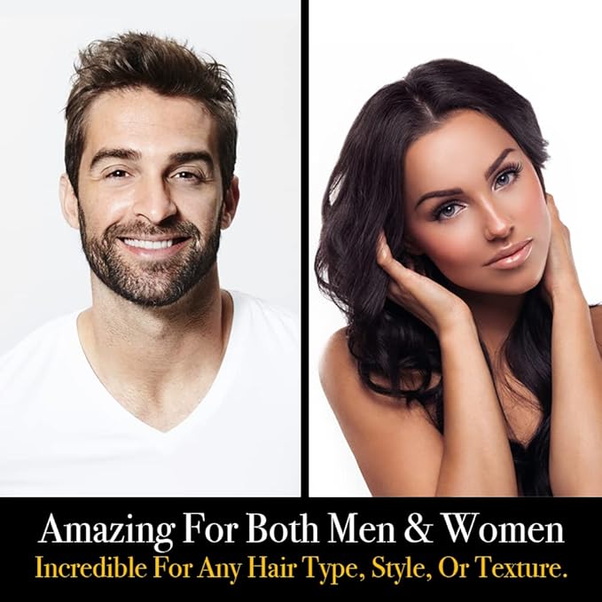 Pete & Pedro Classic Cushion 9 Row Nylon Bristle Men's & Women Hairbrush | Great for Separating, Shaping, Blow Drying, Styling & Detangling | Thick & Curly & All Hair Types | As Seen on Shark Tank