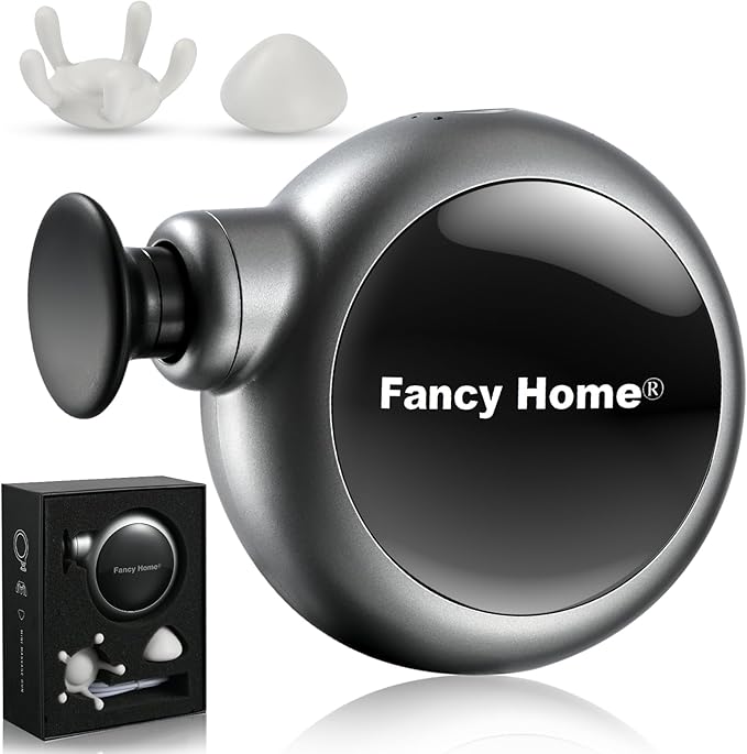 Fancy Home® Mini Massage Gun - Small Titan | Palm-Sized Deep Tissue Massager Gun, Unique Small Hand Massager for Circulation, Cordless Powerful 3200 RPM | Ultra Quiet | Travel Friendly & Gift Ready