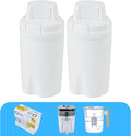Water Pitcher Replacement Filter/Compatible Brita Long Last Pitcher, Removes Fluoride, Lead, Forever Chemicals, Heavy Metals, Chemicals, Industrial Pollutants/Filters 120 Gallons.
