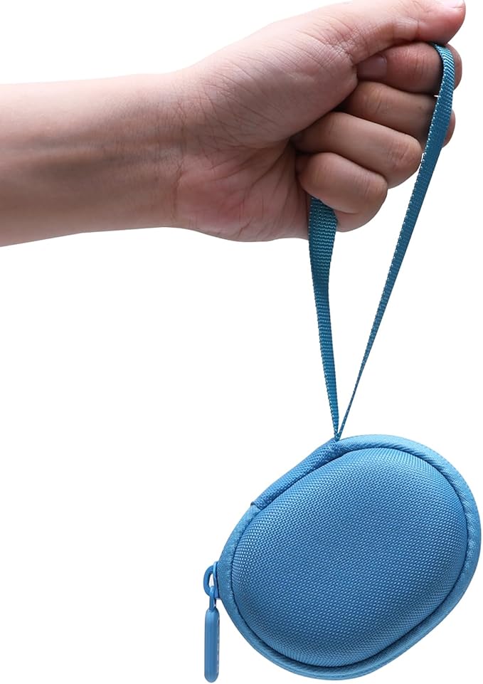 L LTGEM Peacock Blue Pulse Oximeter Case for Zacurate, Innovo, Vibeat, iHealth, Santamedical, Children Fingertip Pulse Oximeter Blood Oxygen Saturation Monitor (Case Only)