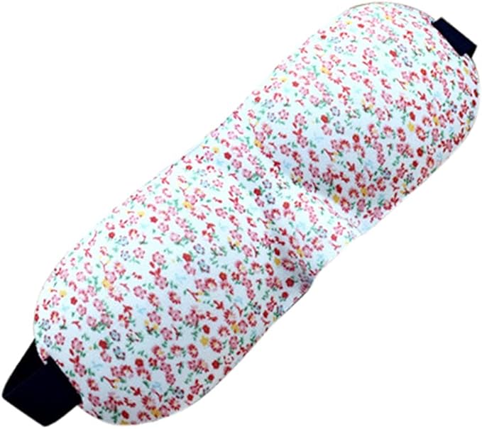 1 PCS 3D Sleep Mask for Women Men Eye Mask for Sleeping Contoured Cup Night Blindfold Mask Block Out Light for Kids Girls and Adult Floral
