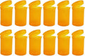 100Pcs Empty Pill Bottles with Caps, 13 Dram Empty Prescription Vial, Waterproof Airtight Joint Pill Bottles with Pop Top Caps, Medicine Container for Pill, Crafts, Candy, Supplements (Orange)