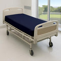 6 Pack Fitted Hospital Bed Sheets - Soft Microfiber Hospital Fitted Sheet - Hospital Bed Fitted Sheets (Navy Blue, 36" x 84" x 12")