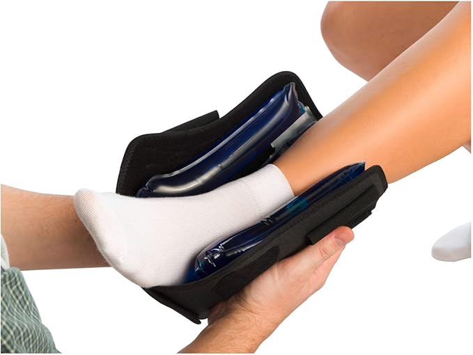 Torex Professional Hot and Cold Therapy - Roll-On Cold Therapy Sleeve (XLarge) - Reusable Gel Ice Pack for Calf, Knee, and Thigh - fits 21" to 28"