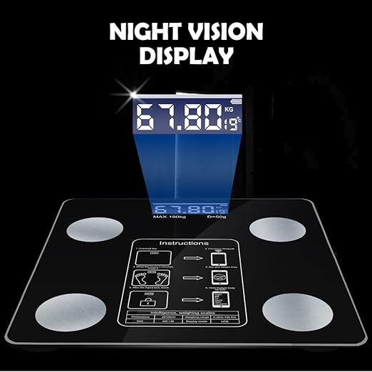 Smart Scale for Body Weight, Digital Bathroom Weighing Scale with Smart Sync App, BMI, Body Fat, Muscle Mass, Accurate Bluetooth Home User Health Equipment