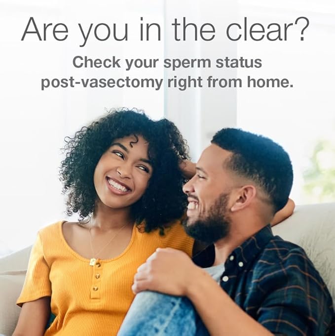 SpermCheck Vasectomy Home Test Kit - Check Sperm Count Post Vasectomy - 2 Pack - Easy to Read, Private - 98% Accuracy - FSA HSA Eligible - FDA Cleared