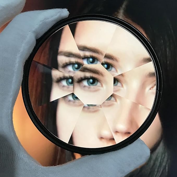Photography Special Effects Filters Foreground Blur 77mm 8-Sided Kaleidoscope Glass Prism SLR Accessories