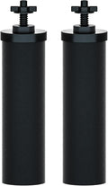 Purewell PF-2 Black 2-Stage Purification Elements, Replacement Filters for ProOne® and Berkey® Filters, ProOne® Big+ or Berkey® Big+ Gravity Water Filter System and Purewell System (2 Pack, K Series)