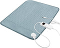 Heating Pad for Period Cramps, Electric Heating Pad for Neck & Shoulders & Back with 6 Heating & 4 Timer Setting, Christmas Gift for Women, Girl, Sister, Her(Gray, 20'' x 24'')