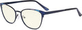 Eyekepper Blue Light Filter Glasses for Women- Butterfly Design Computer Eyegalsses with Transparent Blue Lens