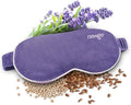 NEWGO Microwave Heated Eye Mask Soothing Relief for Dry Eyes, Heat Therapy Warm Eye Compress with Removable Cover for Stye, Blepharitis, Relaxation or Gift Choice - Purple