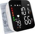 Wrist Blood Pressure Monitor Automatic Talking Wrist Blood Pressure Cuff Digital Full Screen LED Display Bp Machine Adjustable Bp Cuff Voice Broadcast Health Care for Home Use